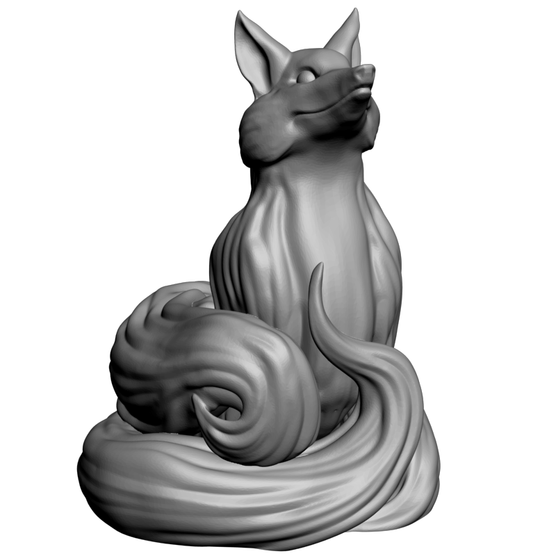 картинка Лисичка F1-196 3D-STL.COM