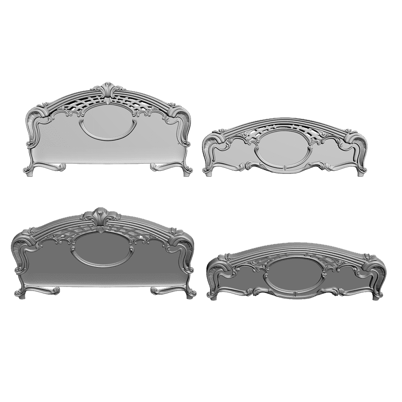 картинка Кровать M4-061 3D-STL.COM