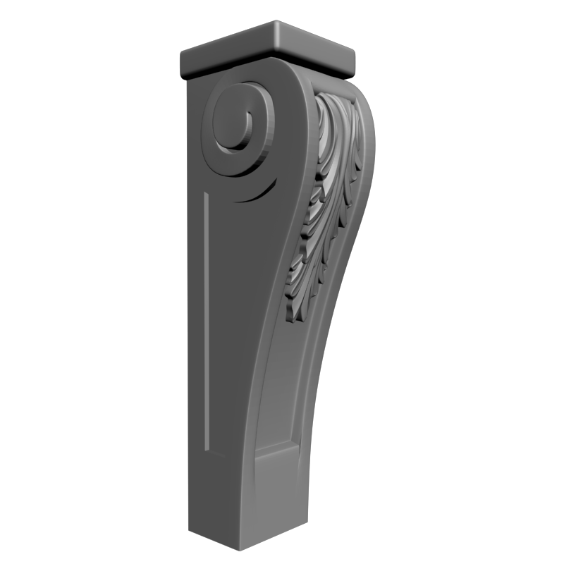 картинка Кронштейн резной D9-218 3D-STL.COM