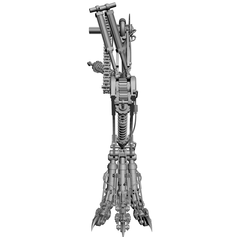 картинка Механическая нога T-Rex 4 PI1-490 3D-STL.COM