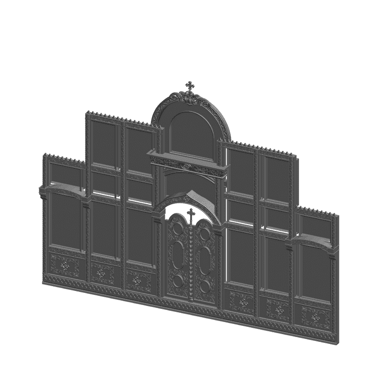 картинка Иконостас V2-008 3D-STL.COM