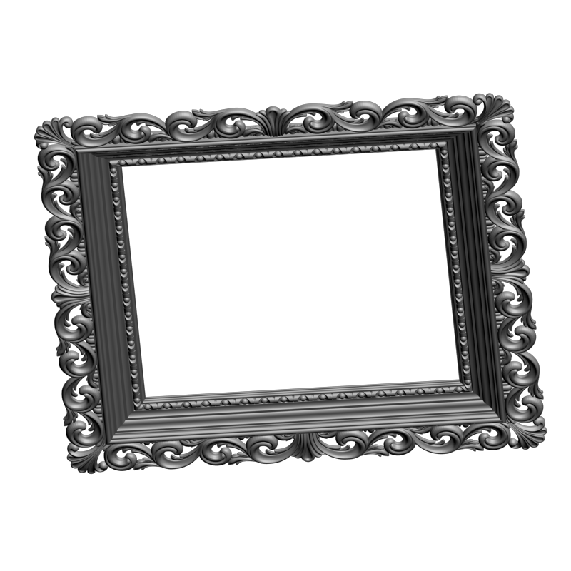 картинка Рамка резная D14-607 3D-STL.COM