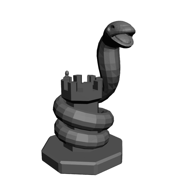 картинка Набор шахмат. Покемоны PI3-115 3D-STL.COM