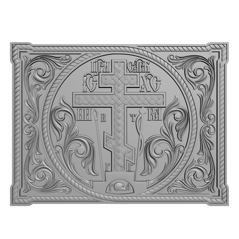картинка Панель с крестом V9-148 3D-STL.COM