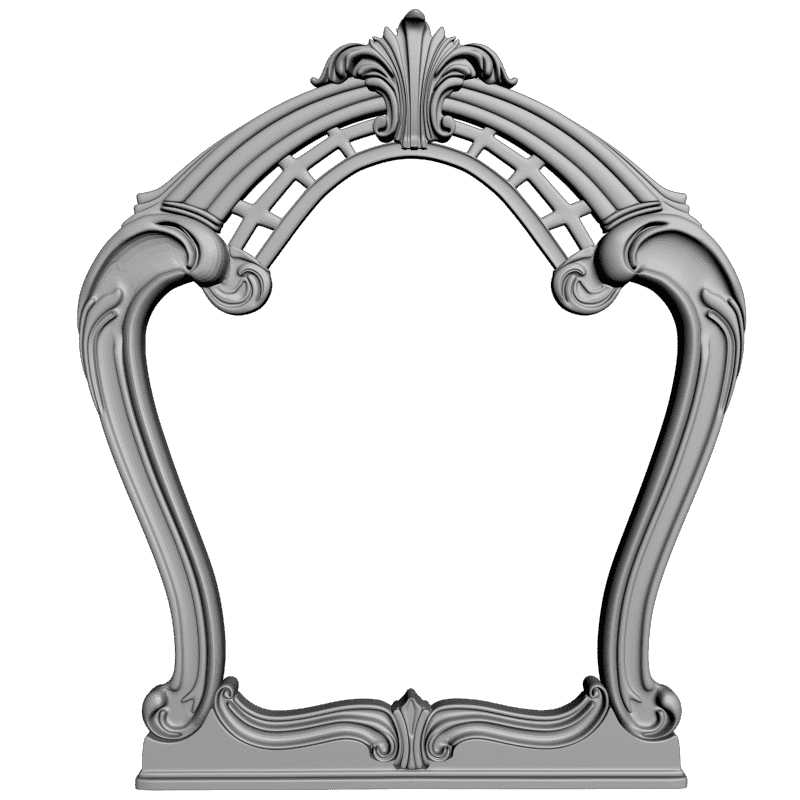 картинка Рама под зеркало D14-364 3D-STL.COM