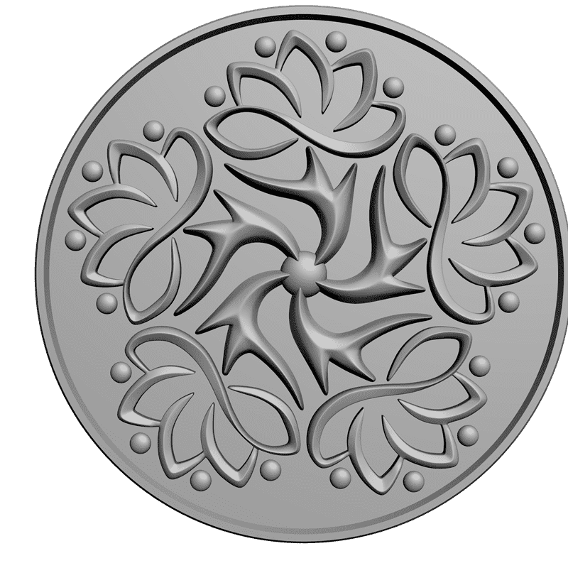 картинка Розетка резная D16-072 3D-STL.COM