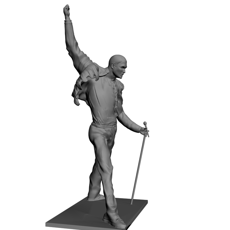 картинка Freddy Mercury L3-305 3D-STL.COM