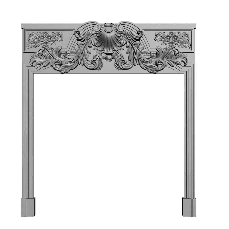 картинка Камин H4-005 3D-STL.COM