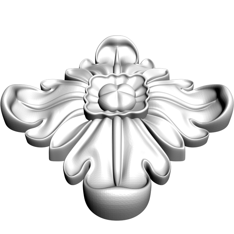 картинка Розетка резная D16-299 3D-STL.COM