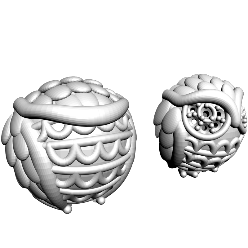картинка Сова RY6-051 3D-STL.COM