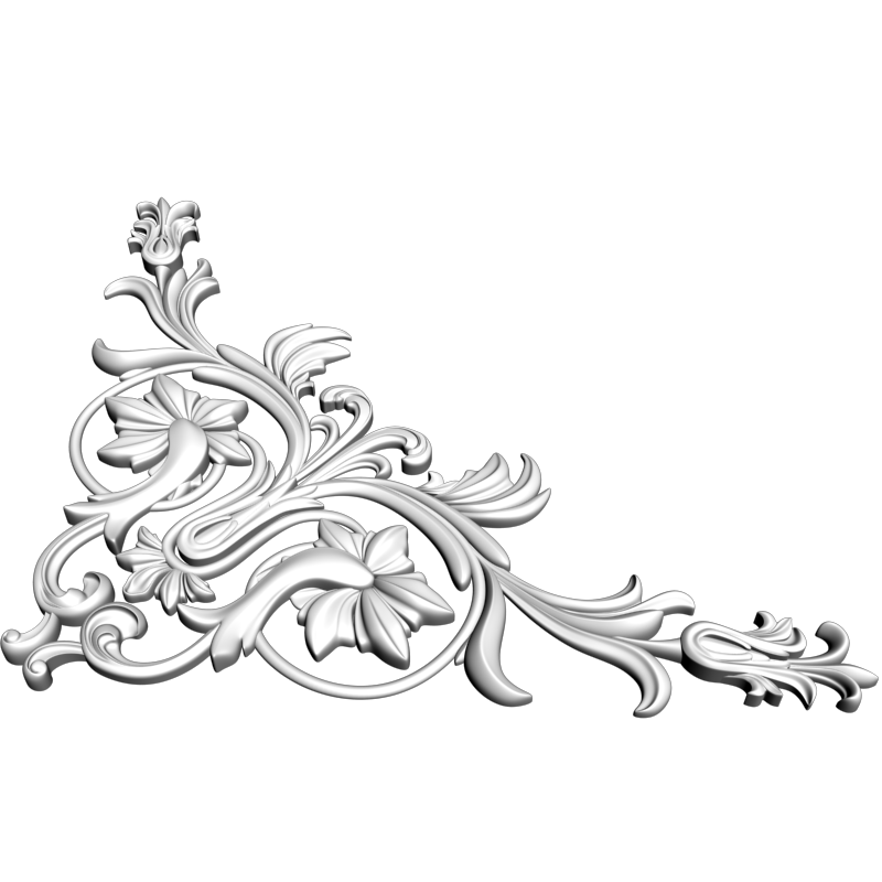 картинка Угловой элемент D19-050 3D-STL.COM