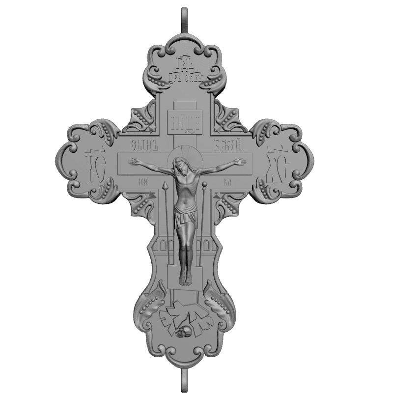 картинка Крестик RY4-052 3D-STL.COM