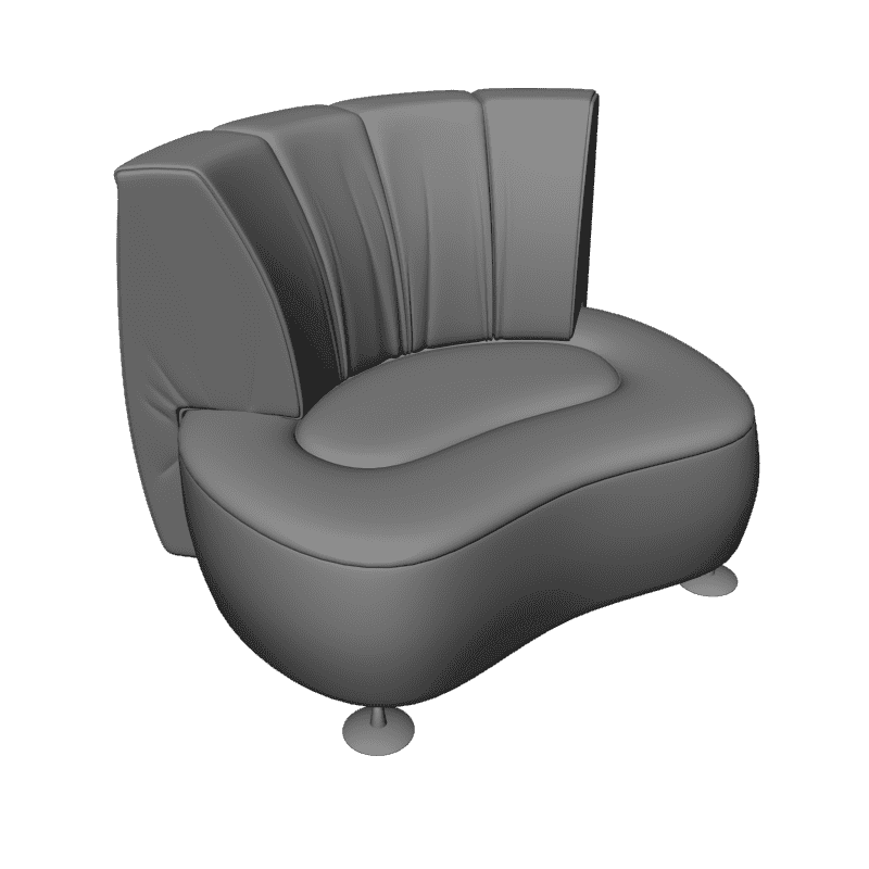картинка Кресло M3-076 3D-STL.COM