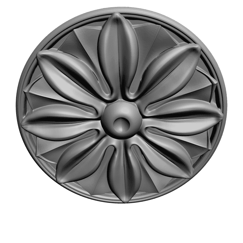 картинка Розетка резная D16-018 3D-STL.COM