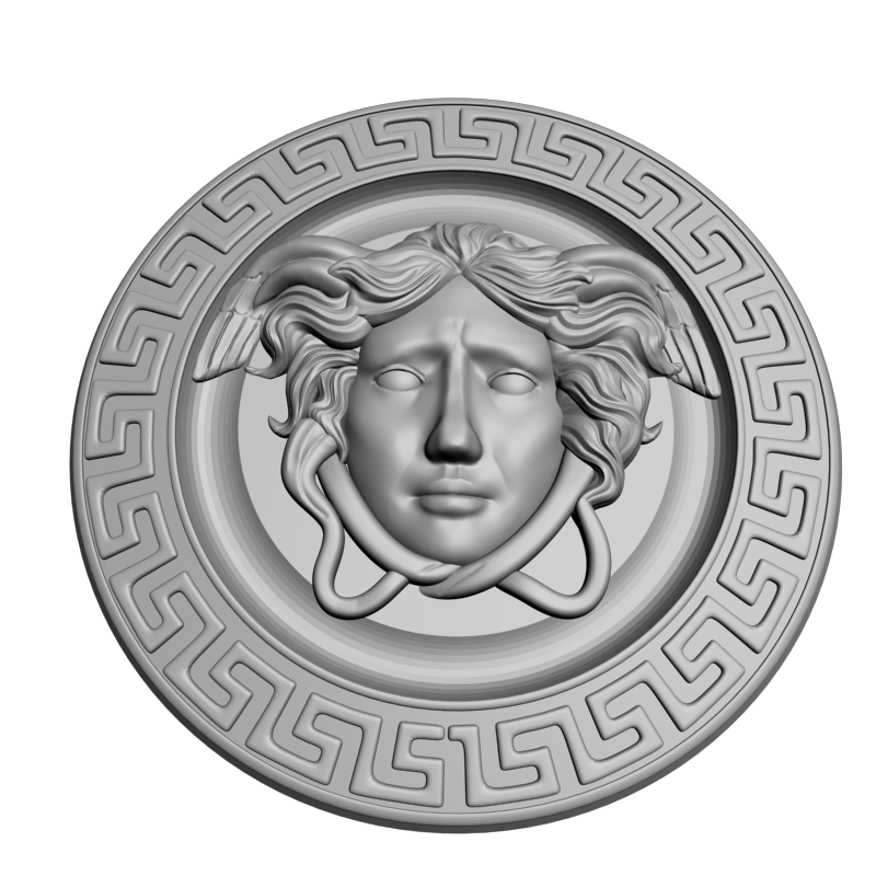 картинка Версаче медальон RY6-065 3D-STL.COM