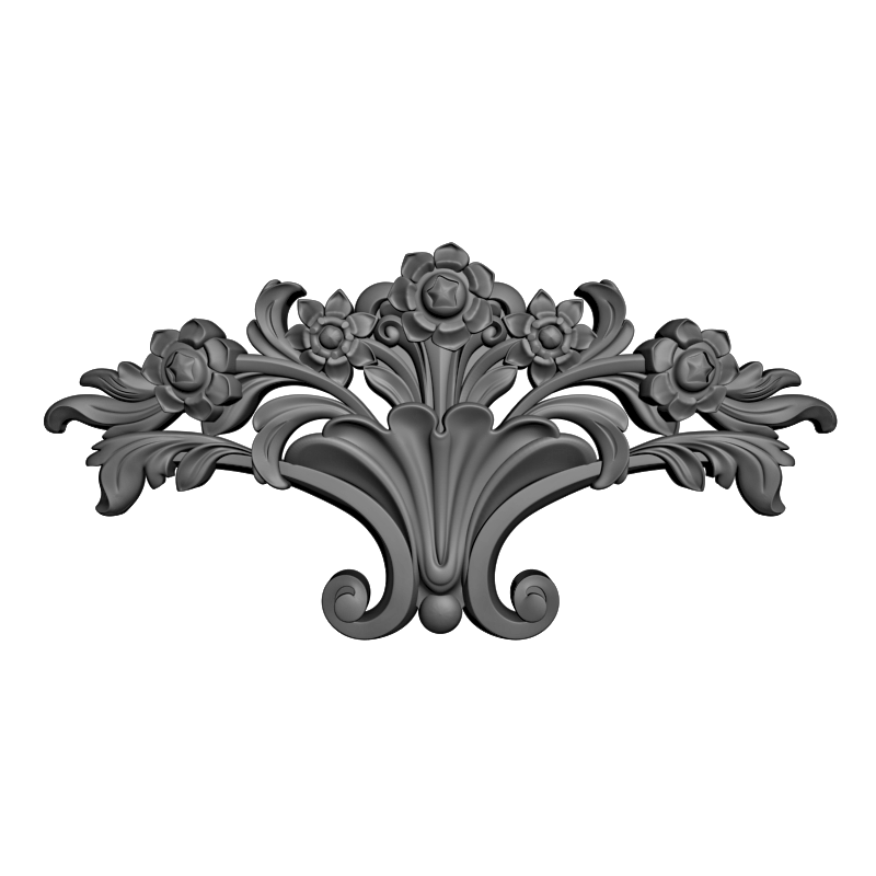 картинка Накладка декоративная рамная D10-405 3D-STL.COM