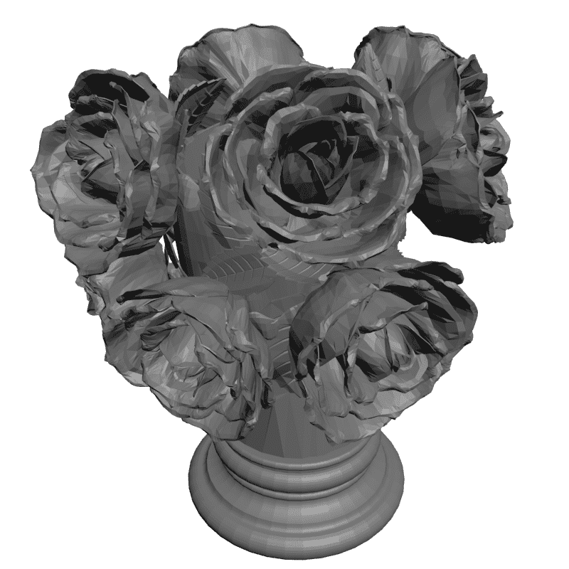 картинка Ваза девушка-цветы H5-076 3D-STL.COM