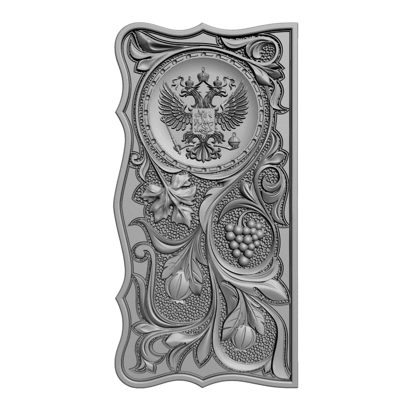 картинка С гербом России PI2-010 3D-STL.COM