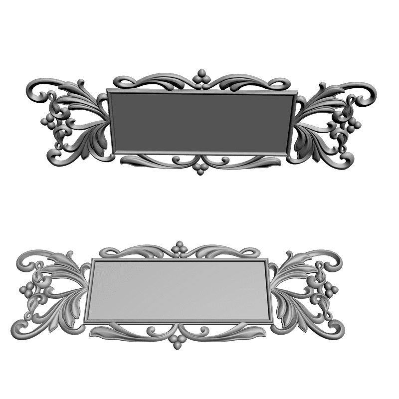 картинка Рамка резная D14-077 3D-STL.COM