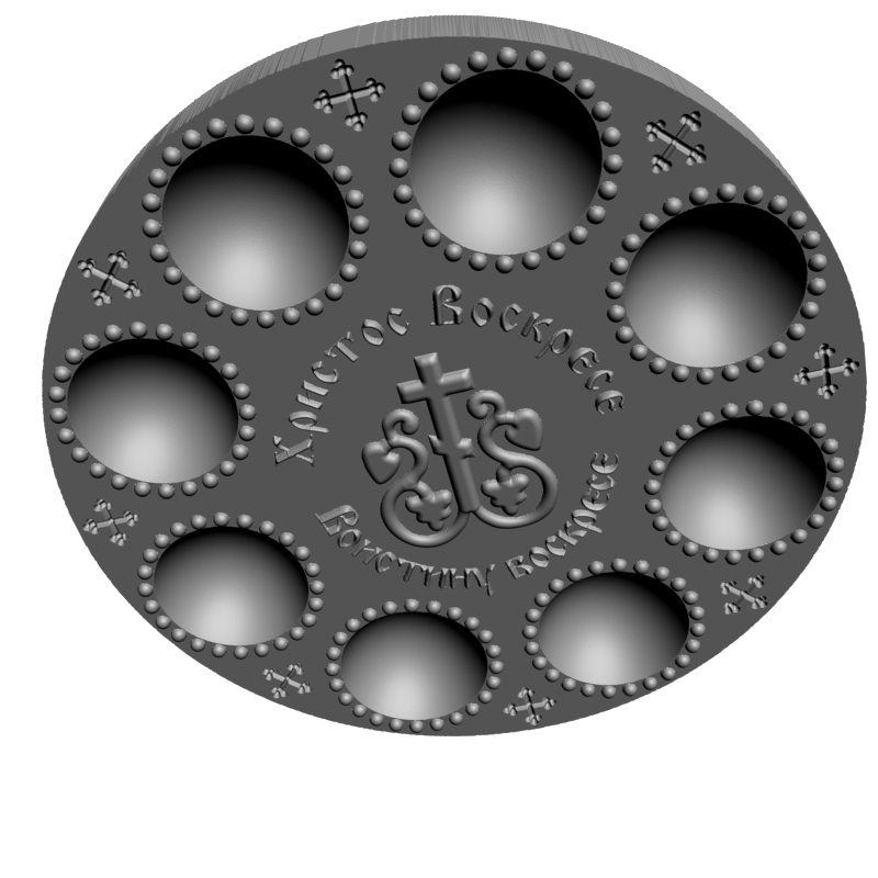 картинка Подставка для пасхальных яиц V8-024 3D-STL.COM