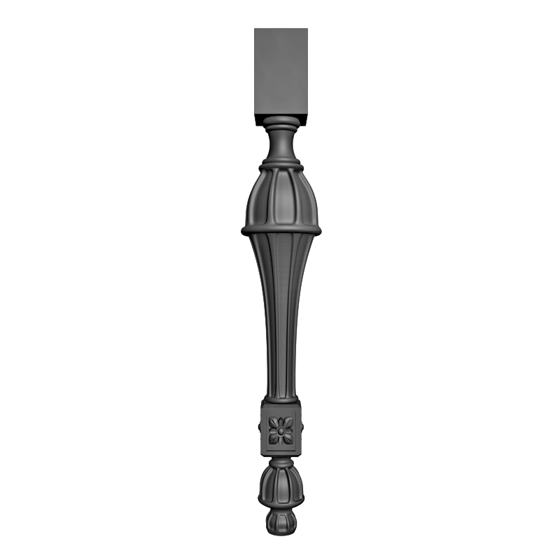 картинка Ножка мебельная резная M6-117 3D-STL.COM