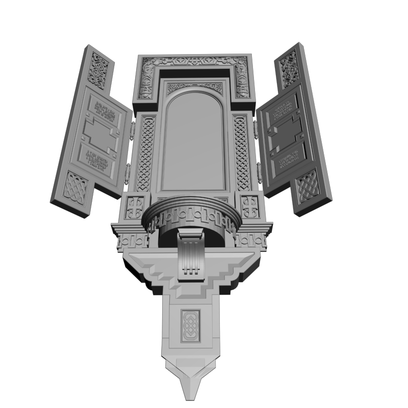 картинка Киот настенный складной 2 файла V4-031 3D-STL.COM