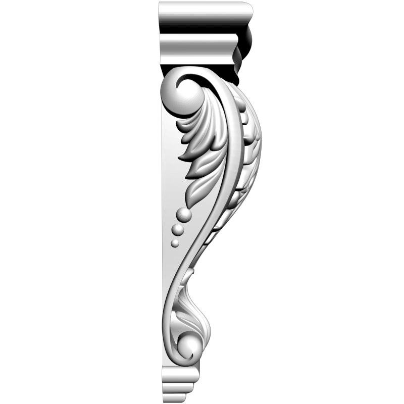 картинка Кронштейн резной D9-181 3D-STL.COM