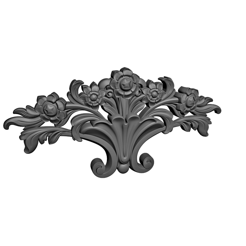 картинка Накладка декоративная рамная D10-405 3D-STL.COM