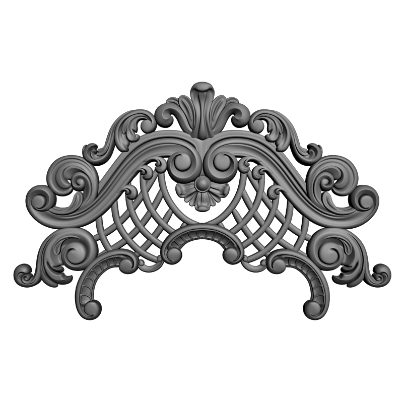 картинка Накладка декоративная рамная D10-400 3D-STL.COM