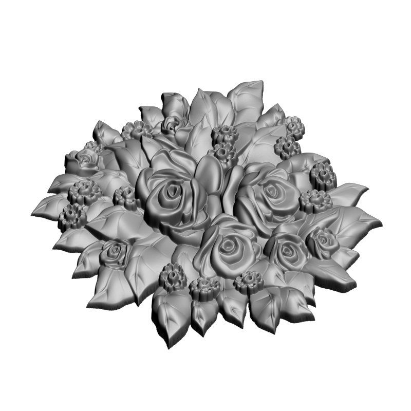 картинка Цветы F4-118 3D-STL.COM