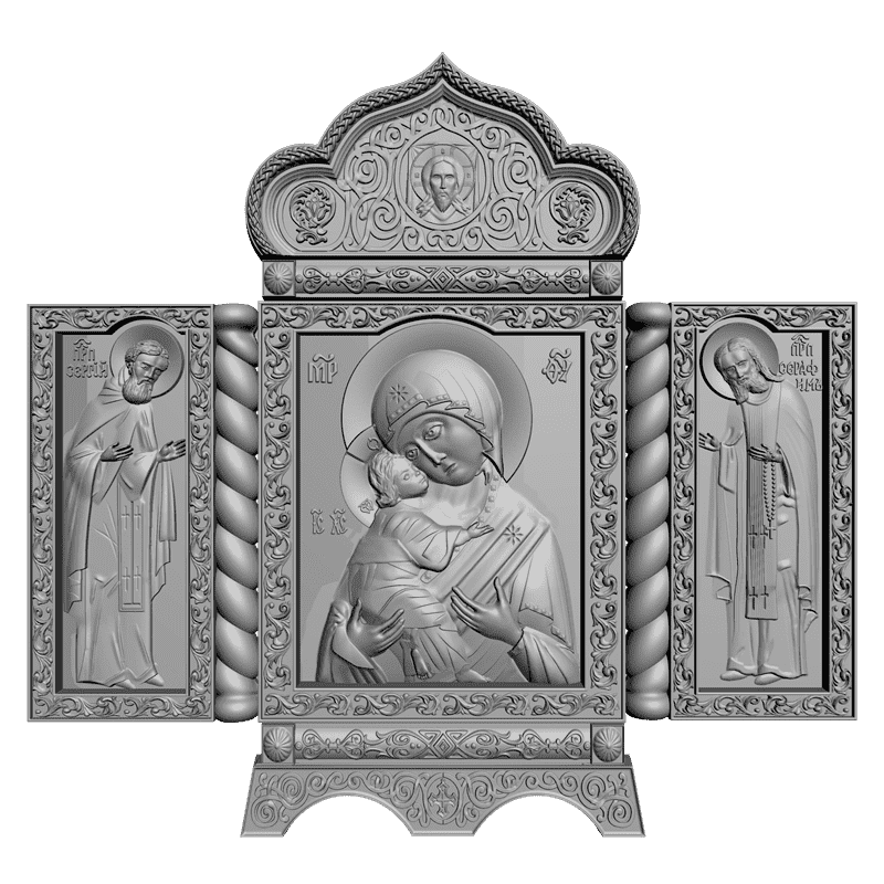 картинка Иконостас V3-097 3D-STL.COM