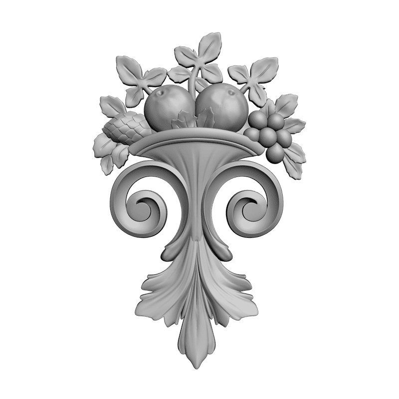 картинка Накладка резная D10-052 3D-STL.COM