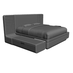 картинка Кровать Arizona 180x200 M4-096 3D-STL.COM