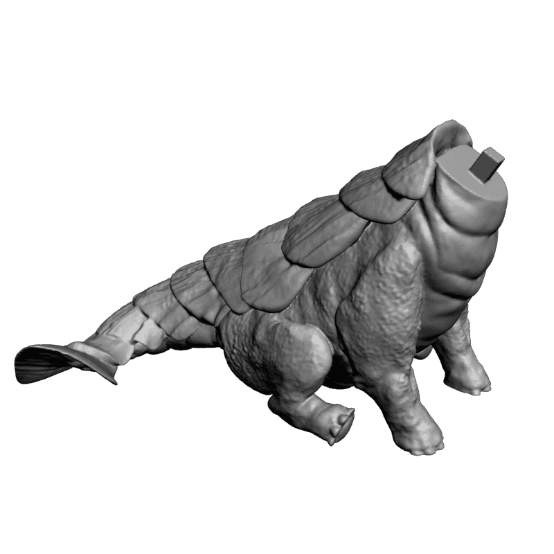 картинка Ящерица без головы PI1-175 3D-STL.COM