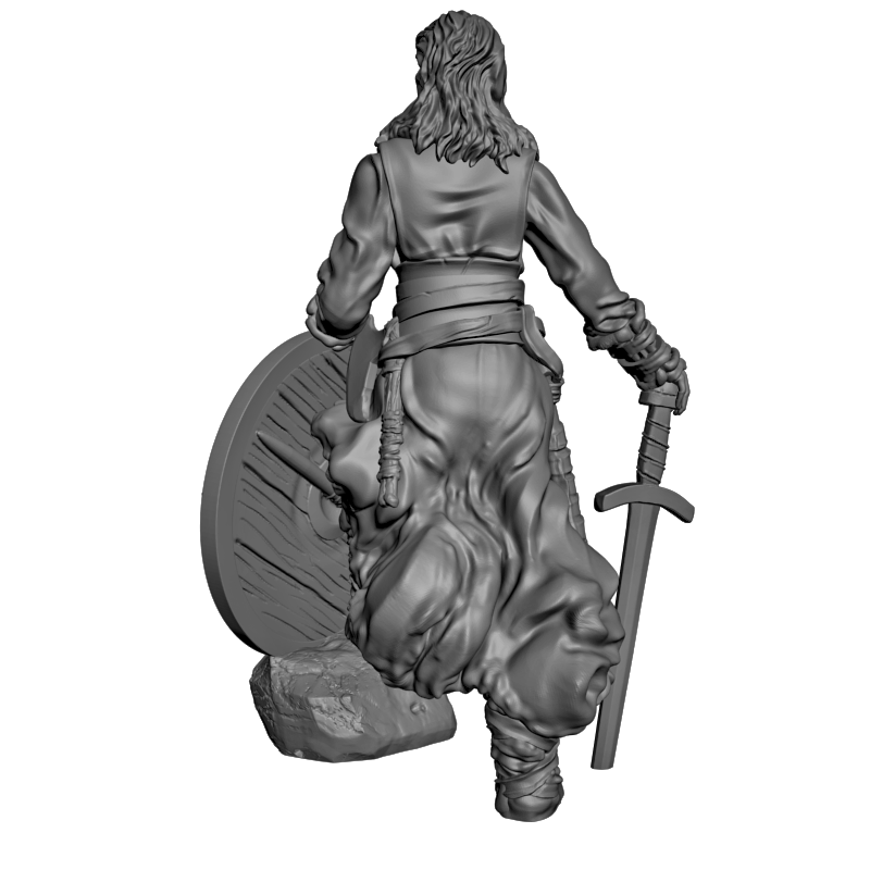 картинка Девушка-воин PI1-449 3D-STL.COM