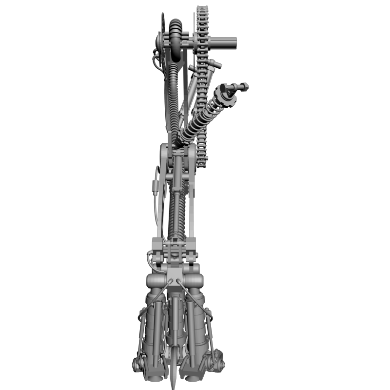 картинка Механическая нога T-Rex 4 PI1-490 3D-STL.COM