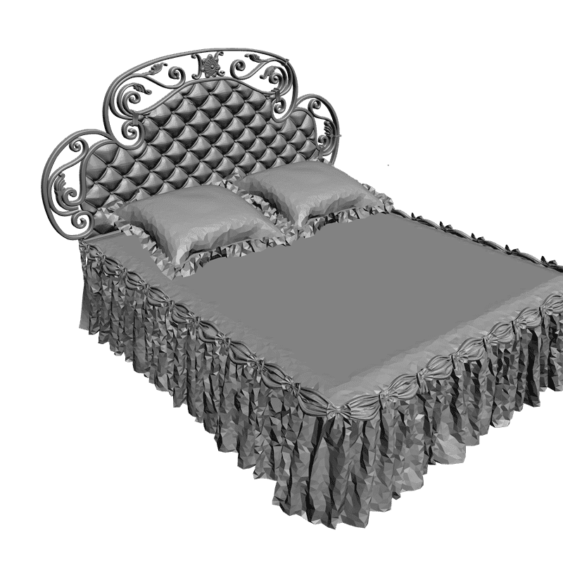 картинка Кровать M4-027 3D-STL.COM