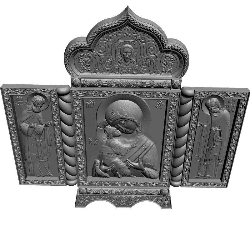 картинка Иконостас V3-097 3D-STL.COM