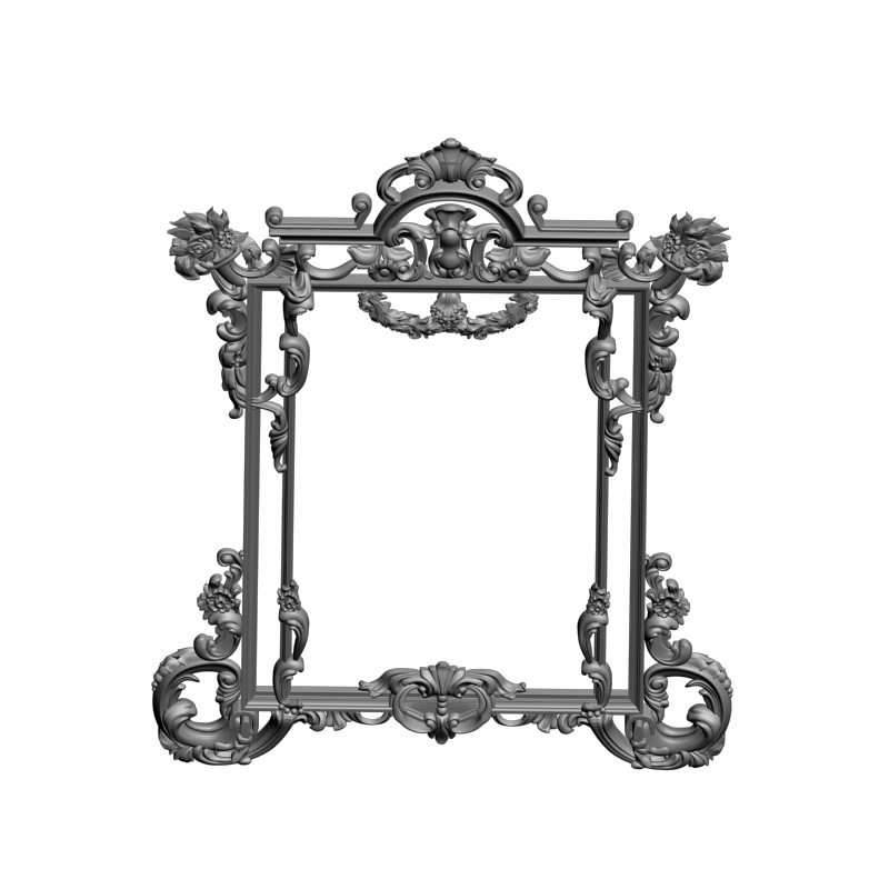 картинка Рама резная D14-532 3D-STL.COM