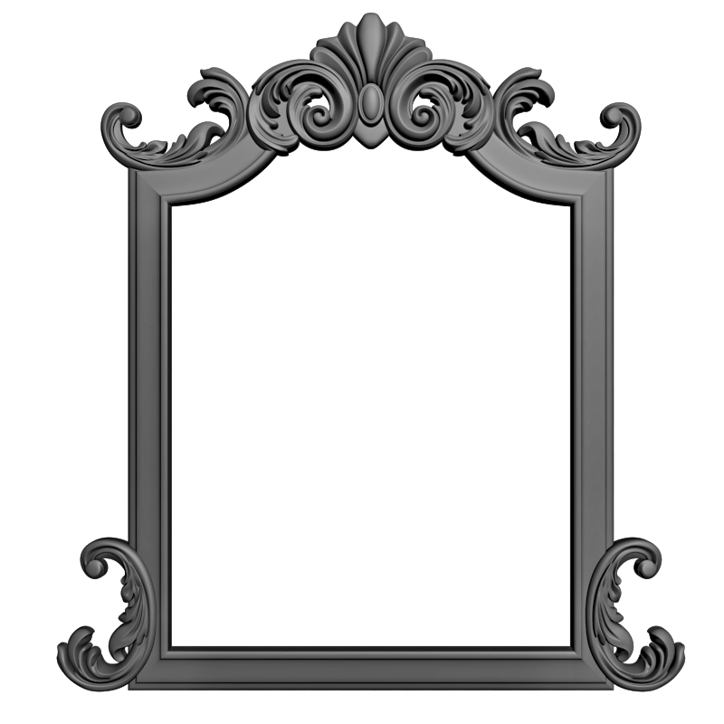 картинка Рама резная D14-459 3D-STL.COM