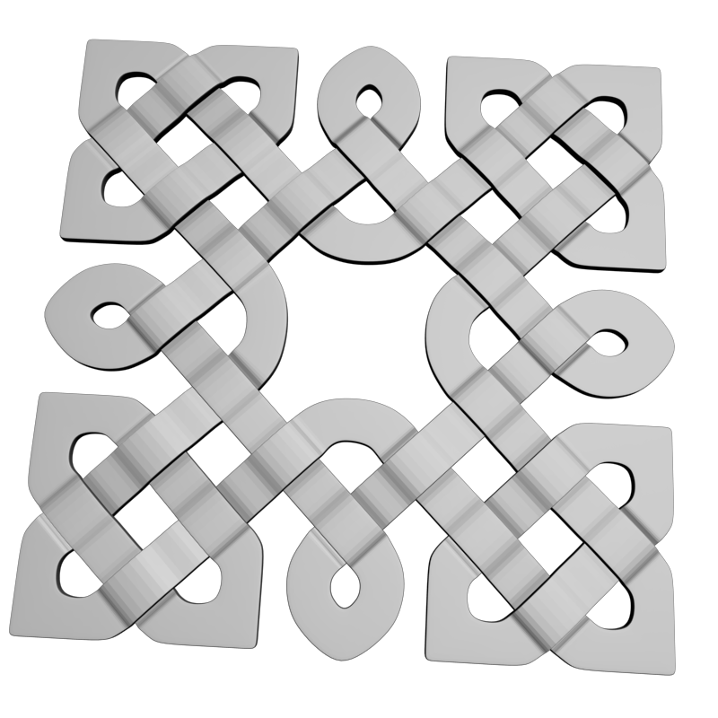картинка Решётка декоративная D15-040 3D-STL.COM
