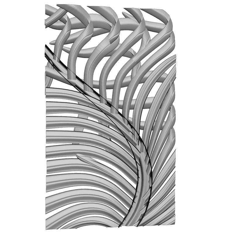 картинка Листья F4-095 3D-STL.COM