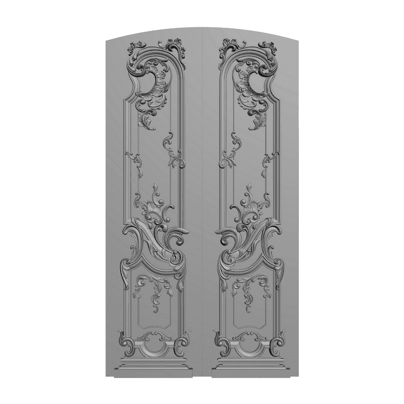 картинка Дверь резная H3-006 3D-STL.COM