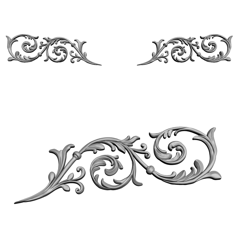 картинка Накладка резная D10-102 3D-STL.COM