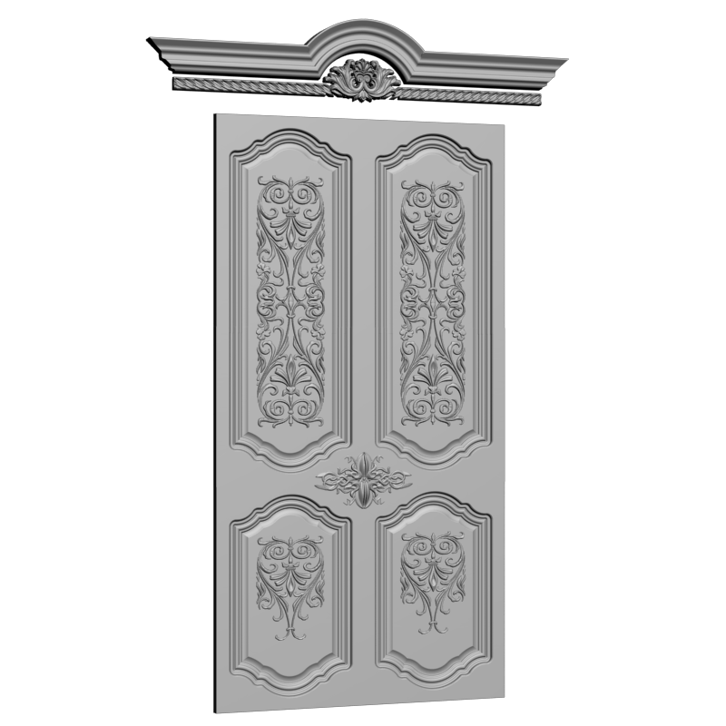картинка Двери резные H3-054 3D-STL.COM