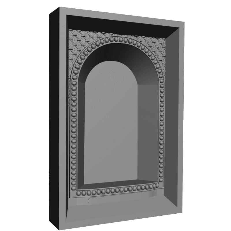 картинка Рама резная под икону D14-299 3D-STL.COM