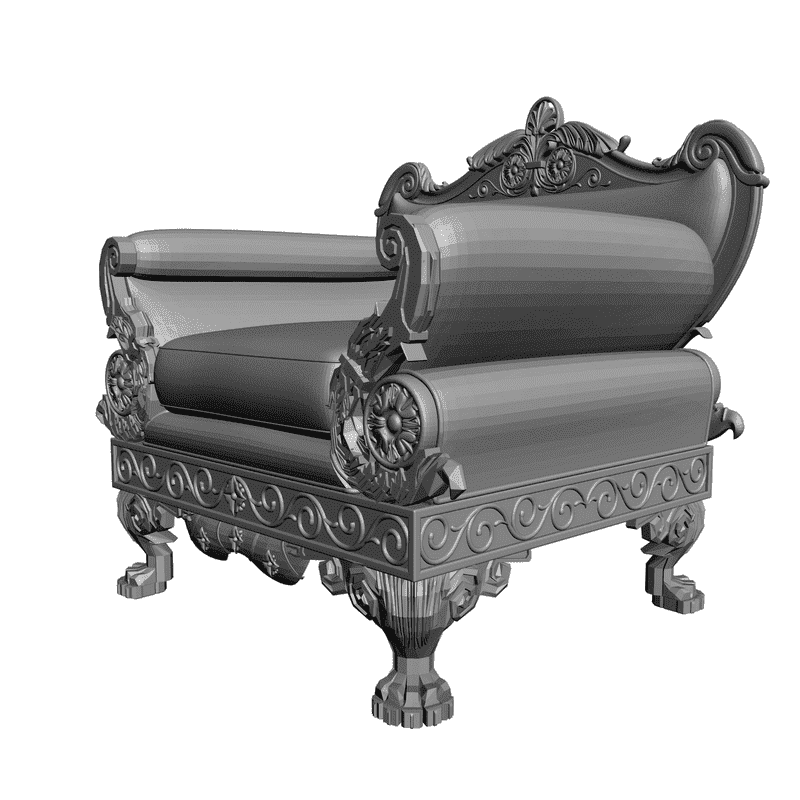 картинка Китайский трон M3-008 3D-STL.COM