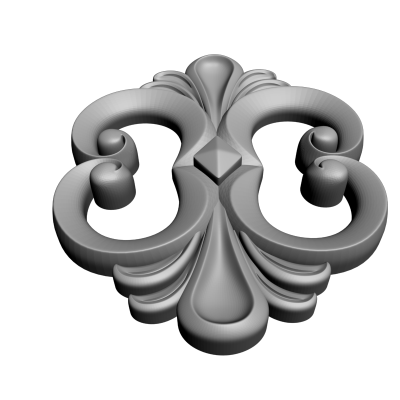 картинка Элемент декора D10-539 3D-STL.COM