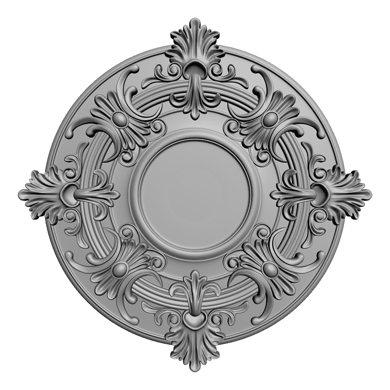 картинка Розетка резная D16-021 3D-STL.COM