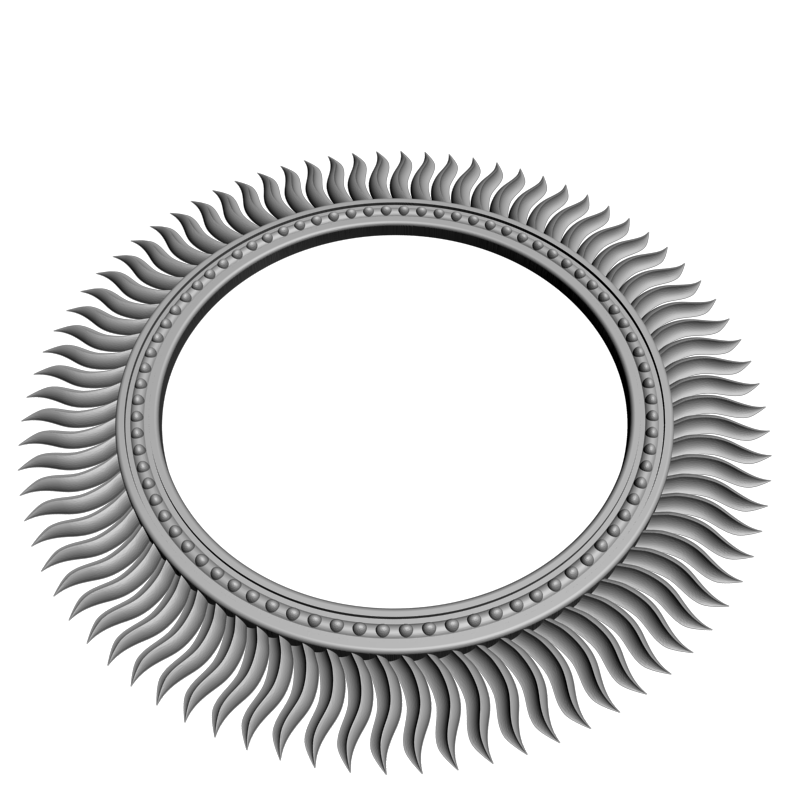 картинка Рама резная D14-427 3D-STL.COM